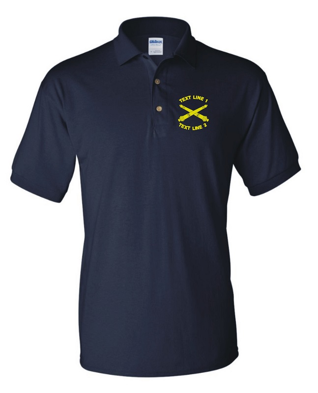 (image for) U.S. Army Field Artillery Officer Polo 50/50